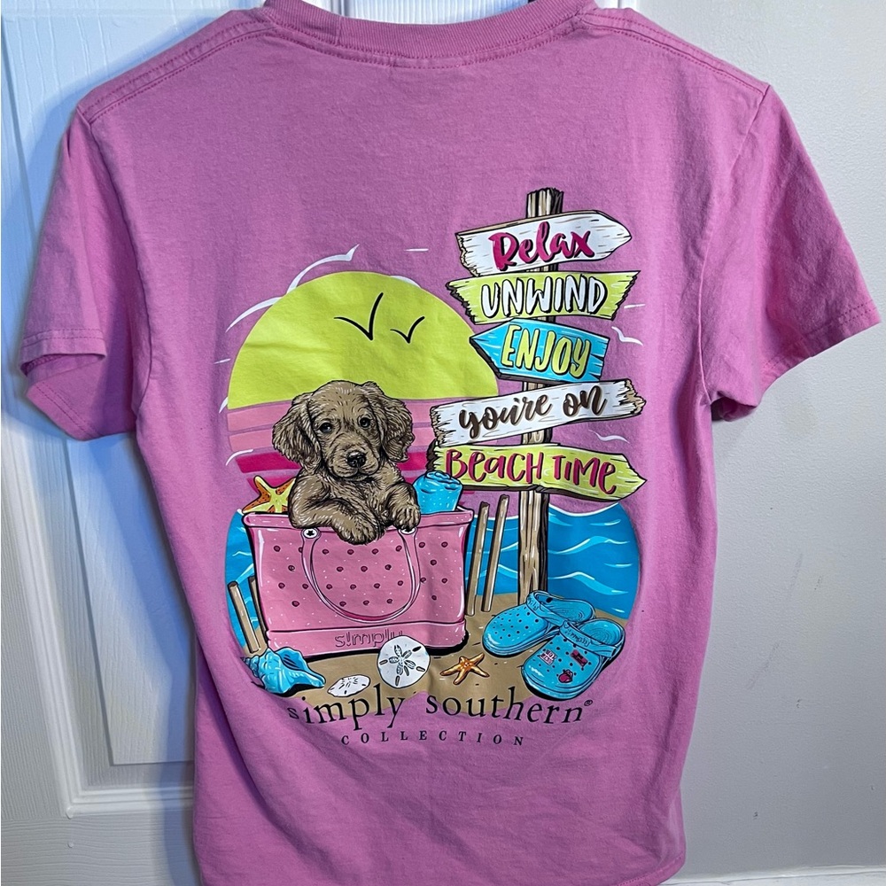 Simply Southern Pink Short Sleeve Tee